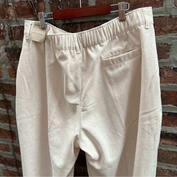 NEW Size XL Womens Nike Air Jordan Woven Straight Leg High Rise Light Brown Pant - Picture 9 of 10